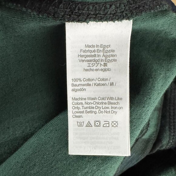 J. Crew Double Knit Half Zip Pullover Men Small In Print Green Plaid NWT TP-3501 - Picture 10 of 11